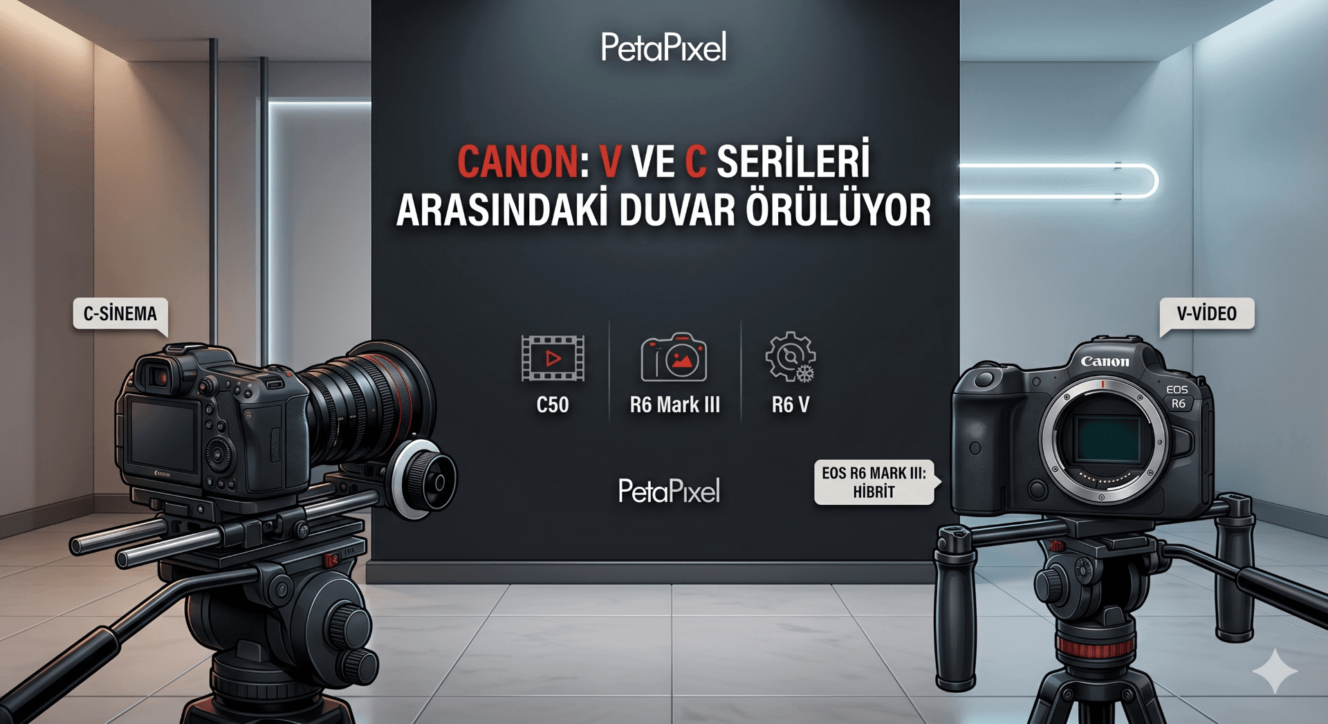Canon'un Yeni Nesil Stratejisi: EOS C50, R6 Mark III ve R6 V ile İş Akışları Yeniden Şekilleniyor!