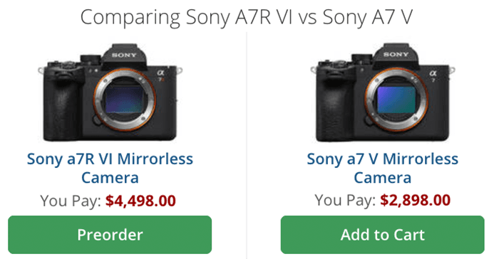 Sony Alpha 7R VI mı, Yoksa Sony Alpha 7V mi? Hangisi Sizin İçin En Doğru Tercih?