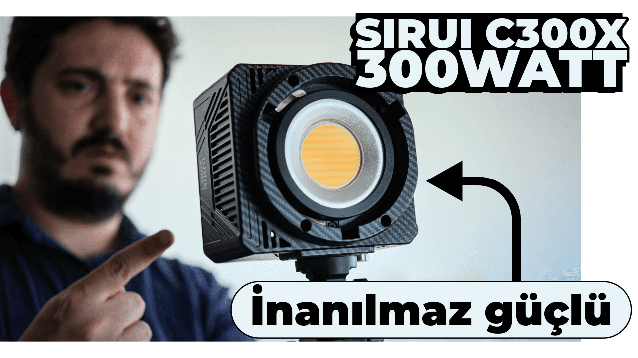 Devasa Güç, Avuç İçi Boyutunda: Sirui C300X Stüdyo Işığı ve Quick Softbox İncelemesi