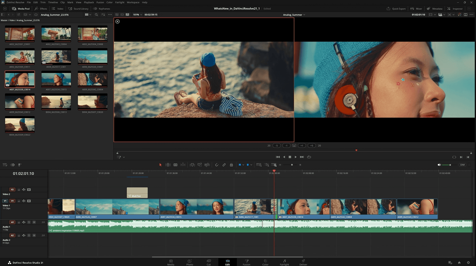 DaVinci Resolve 21.1 Çıktı: Yapay Zeka Asistanı, Kapsamlı Fotoğraf Düzenleme ve 100'den Fazla Yeni Araç!