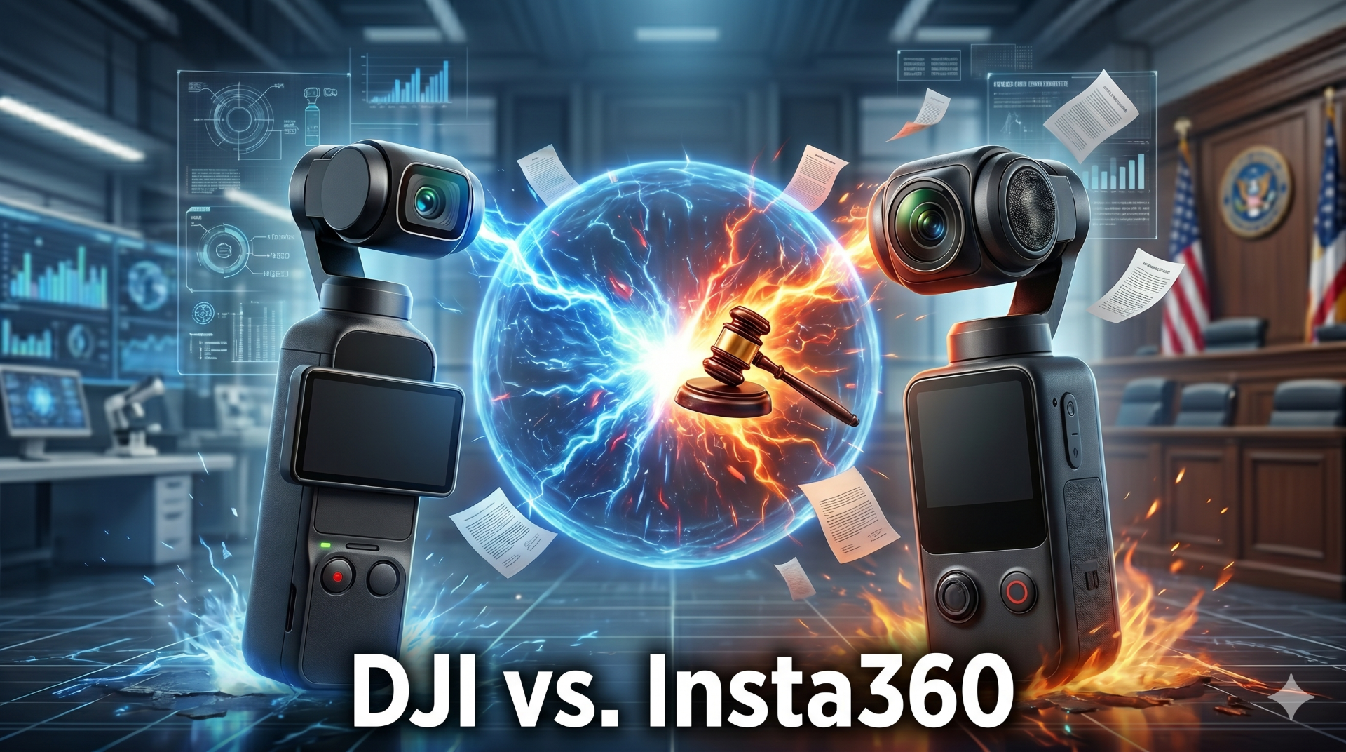 Insta360'tan DJI'a 5 Patentlik Karşı Dava!