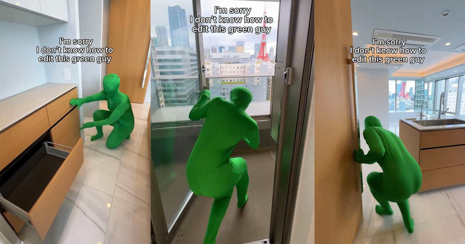 Emlakçı "Green Screen" Ekibi Kiraladı, Kurguda Silemeyince İnternet Fenomeni Oldu!