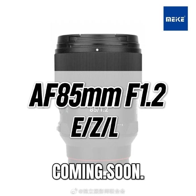 Meike'den Beklenmedik Hamle: Yeni Nesil AF 85mm f/1.2 Tam Kare Lens Geliştiriliyor!